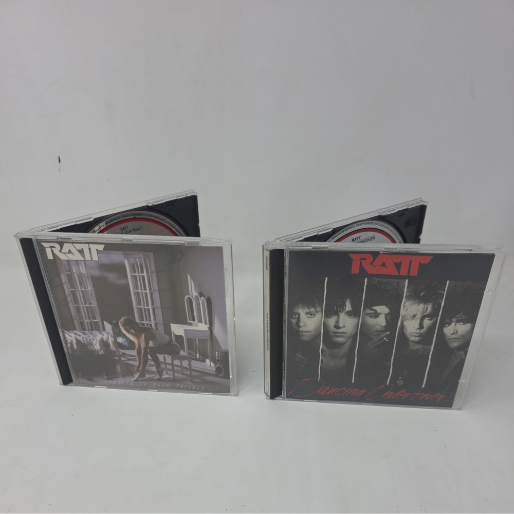 Ratt VTG lot 2 CDs Invasion Of Your Privacy 1985 & Dancing Undercover 1986